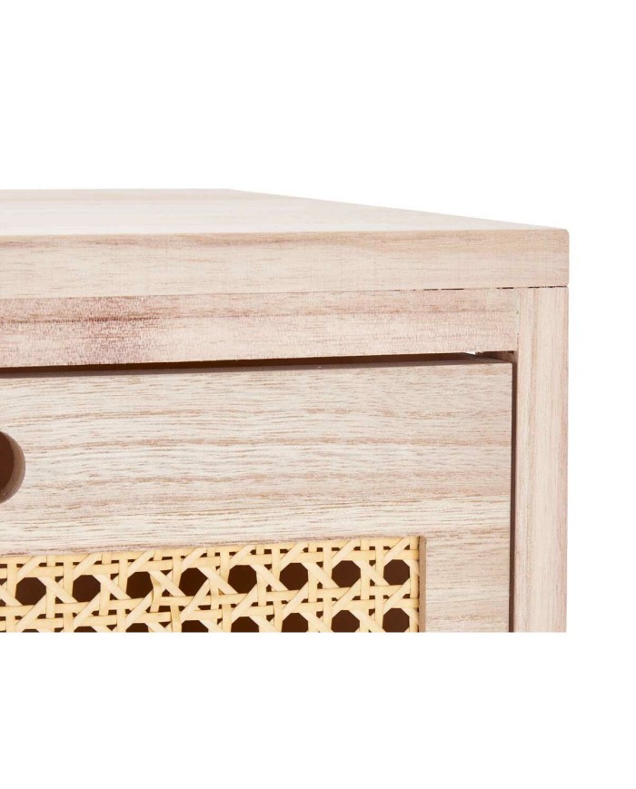 Cassettiera Rattan Naturale 40 x 73 x 29 cm 4 casseti