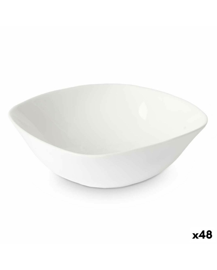 Ciotola Vivalto LFW-65 Bianco Vetro opalino Quadrato 15 x 5 x 15 cm (48 Unità) Ciotola Vivalto LFW-65 Bianco Vetro opalino Quadrato 15 x 5 x 15 cm (48 Unità)