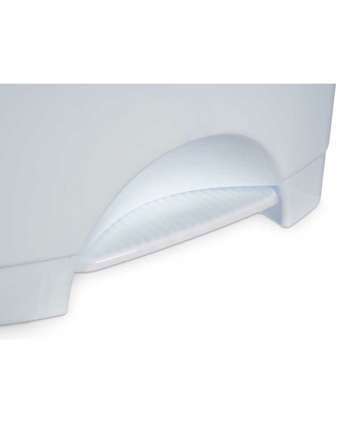 Cestino a pedale Bianco Plastica 10 L (8 Unità) Cestino a pedale Bianco Plastica 10 L (8 Unità)