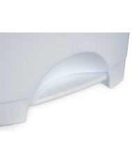 Cestino a pedale Bianco Plastica 10 L (8 Unità) Cestino a pedale Bianco Plastica 10 L (8 Unità)