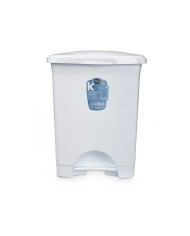 Cestino a pedale Bianco Plastica 10 L (8 Unità) Cestino a pedale Bianco Plastica 10 L (8 Unità)
