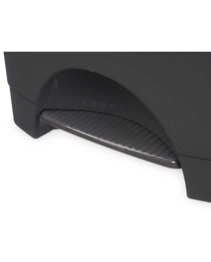 Cestino a pedale Antracite Plastica 10 L (8 Unità) Cestino a pedale Antracite Plastica 10 L (8 Unità)