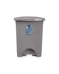 Cestino a pedale Grigio Plastica 10 L (8 Unità) Cestino a pedale Grigio Plastica 10 L (8 Unità)