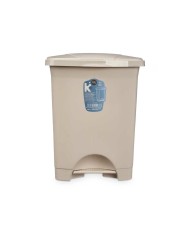 Cestino a pedale Beige Plastica 10 L (8 Unità) Cestino a pedale Beige Plastica 10 L (8 Unità)