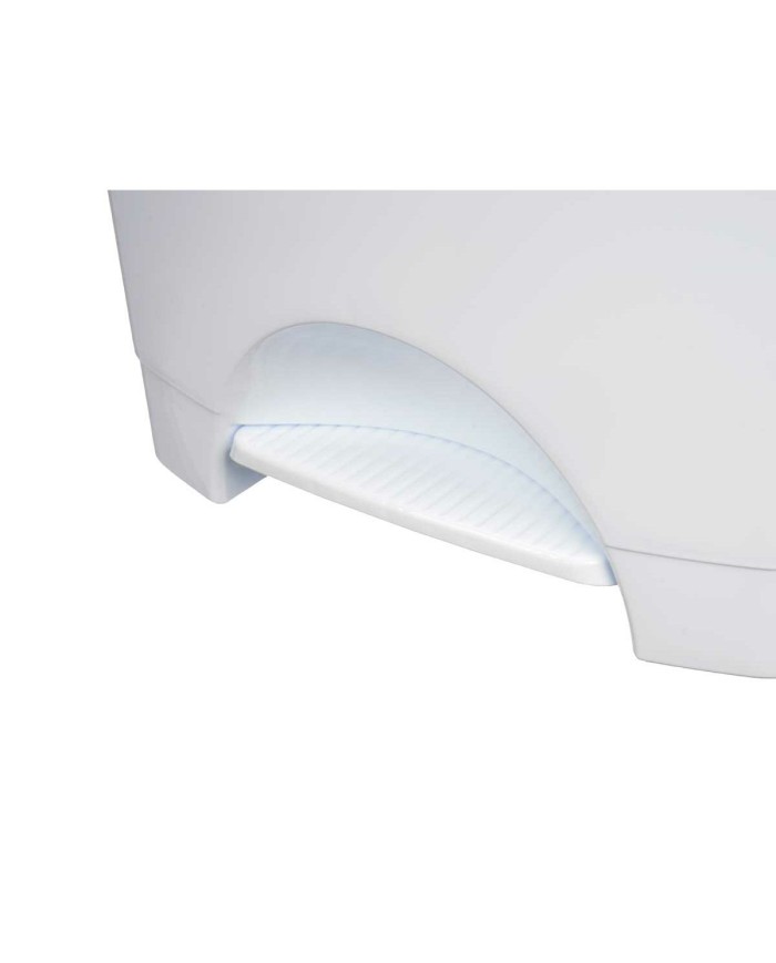 Cestino a pedale Bianco Plastica 30 L (4 Unità) Cestino a pedale Bianco Plastica 30 L (4 Unità)