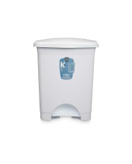 Cestino a pedale Bianco Plastica 30 L (4 Unità) Cestino a pedale Bianco Plastica 30 L (4 Unità)