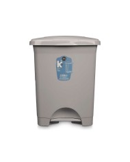 Cestino a pedale Grigio Plastica 30 L (4 Unità) Cestino a pedale Grigio Plastica 30 L (4 Unità)