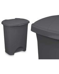 Cestino a pedale Antracite Plastica 30 L (4 Unità) Cestino a pedale Antracite Plastica 30 L (4 Unità)