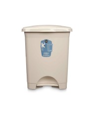 Cestino a pedale Beige Plastica 30 L (4 Unità) Cestino a pedale Beige Plastica 30 L (4 Unità)