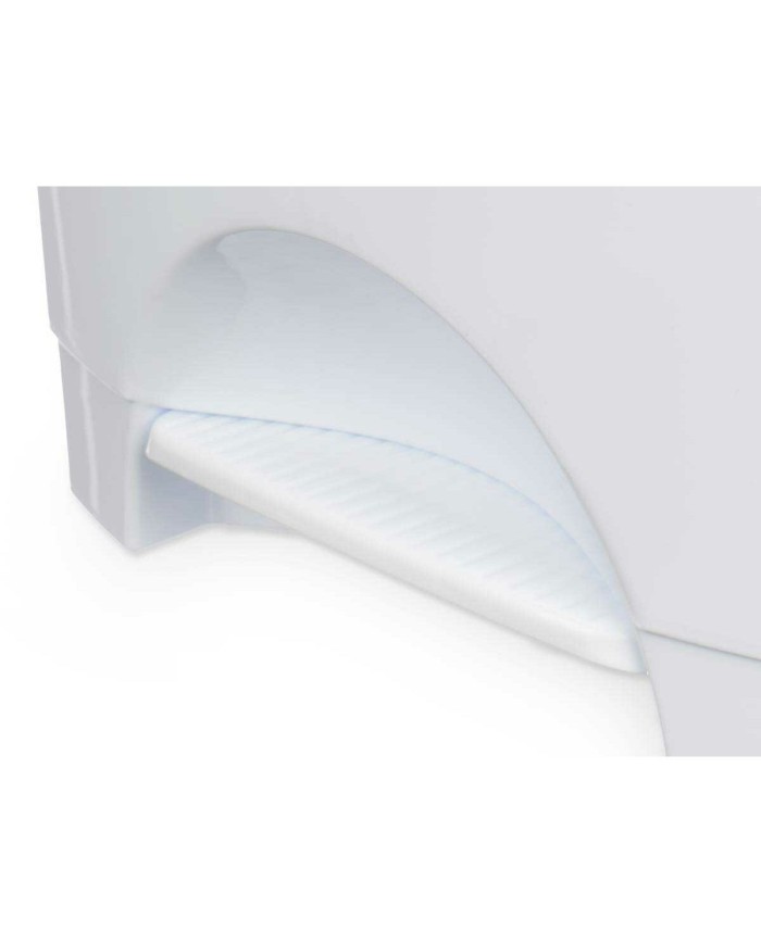 Cestino a pedale Bianco Plastica 50 L (3 Unità)