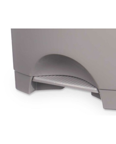 Cestino a pedale Grigio Plastica 50 L (3 Unità)