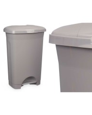 Cestino a pedale Grigio Plastica 50 L (3 Unità) Cestino a pedale Grigio Plastica 50 L (3 Unità)