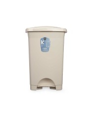 Cestino a pedale Beige Plastica 50 L (3 Unità) Cestino a pedale Beige Plastica 50 L (3 Unità)
