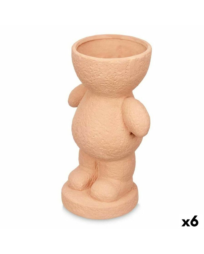 Statua Decorativa Arancio 16 x 25 x 12 cm Vaso (6 Unità)