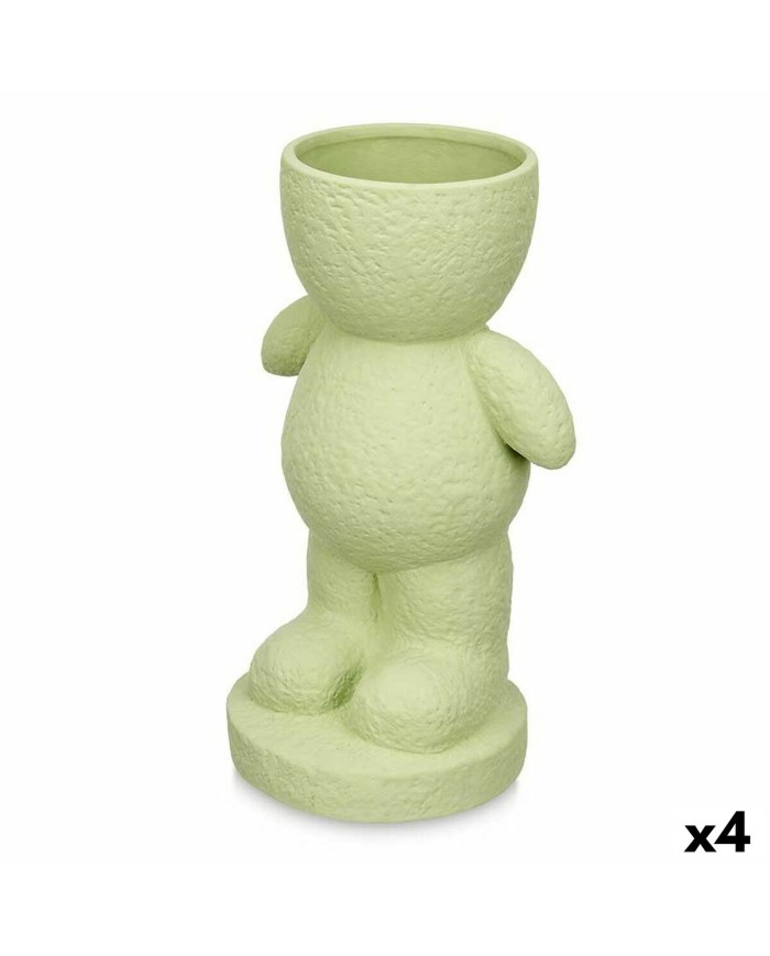Statua Decorativa Arancio 19 x 31 x 15 cm Vaso (4 Unità)