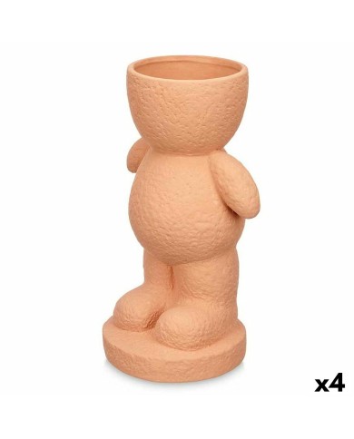 Statua Decorativa Verde 19 x 31 x 15 cm Vaso (4 Unità) Statua Decorativa Verde 19 x 31 x 15 cm Vaso (4 Unità)