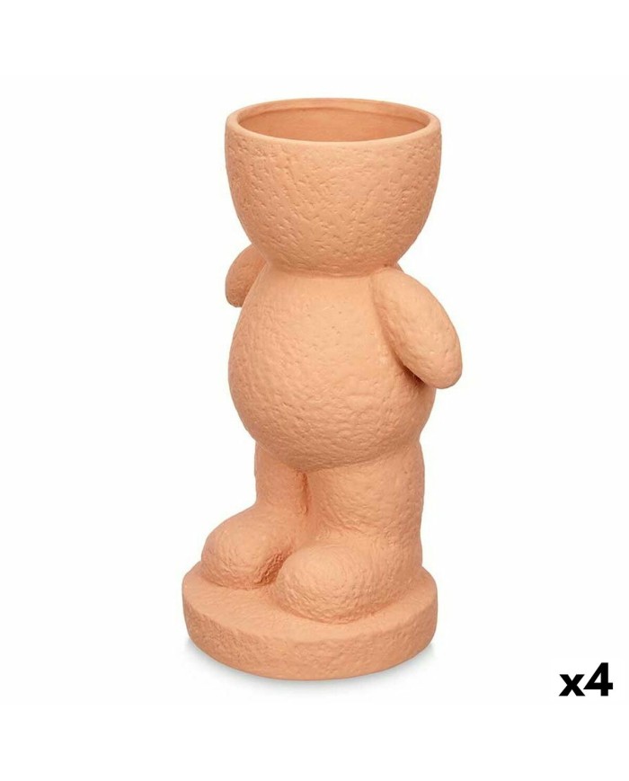 Statua Decorativa Verde 19 x 31 x 15 cm Vaso (4 Unità)