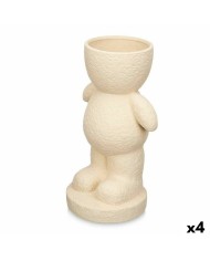 Statua Decorativa Verde 19 x 31 x 15 cm Vaso (4 Unità)