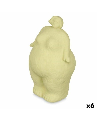 Statua Decorativa Verde Dolomite 14 x 25 x 11 cm (6 Unità) Donna In piedi Statua Decorativa Verde Dolomite 14 x 25 x 11 cm (6 Unità) Donna In piedi