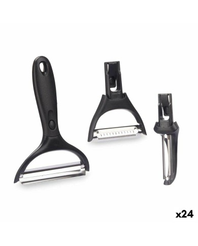 Set di Pelapatate Kinvara KT190129 Acciaio inossidabile polipropilene ABS Testine Intercambiabili 3 Pezzi (24 Unità) Set di Pelapatate Kinvara KT190129 Acciaio inossidabile polipropilene ABS Testine Intercambiabili 3 Pezzi (24 Unità)