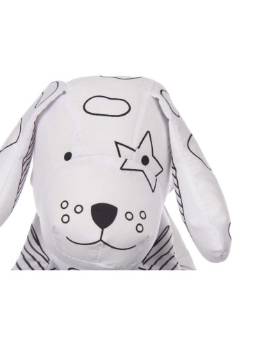 Peluche da Colorare Pincello ST341 Bianco Nero Stoffa 13 x 14 x 20 cm Cane (8 Unità) Peluche da Colorare Pincello ST341 Bianco Nero Stoffa 13 x 14 x 20 cm Cane (8 Unità)