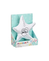 Peluche da Colorare Pincello ST371 Bianco Nero Stoffa 26 x 26 x 8 cm Stella marina (8 Unità) Peluche da Colorare Pincello ST371 Bianco Nero Stoffa 26 x 26 x 8 cm Stella marina (8 Unità)