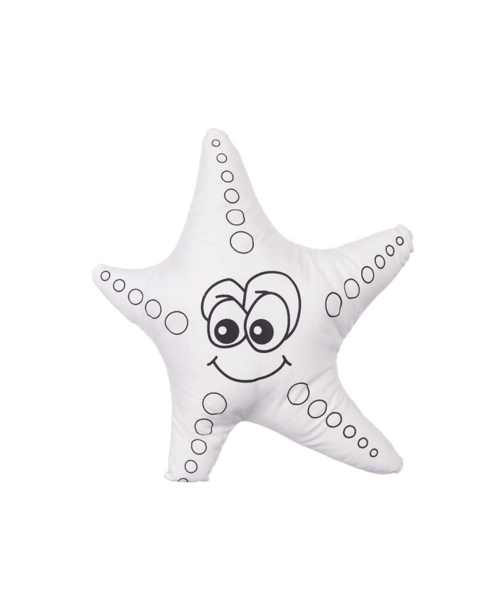 Peluche da Colorare Pincello ST371 Bianco Nero Stoffa 26 x 26 x 8 cm Stella marina (8 Unità) Peluche da Colorare Pincello ST371 Bianco Nero Stoffa 26 x 26 x 8 cm Stella marina (8 Unità)