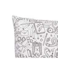Cuscino Pincello PILLOW Bianco Nero 43 x 13 x 43 cm Per dipingere (6 Unità) Cuscino Pincello PILLOW Bianco Nero 43 x 13 x 43 cm Per dipingere (6 Unità)