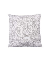 Cuscino Pincello PILLOW Bianco Nero 43 x 13 x 43 cm Per dipingere (6 Unità) Cuscino Pincello PILLOW Bianco Nero 43 x 13 x 43 cm Per dipingere (6 Unità)