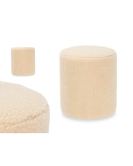 Puff Beige 32 x 36 x 32 cm Puff Beige 32 x 36 x 32 cm