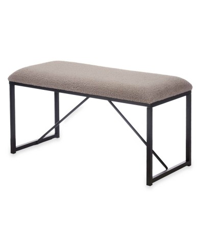 Panca Gift Decor TR23063-4 Marrone Metallo Stoffa 81 x 42 x 38 cm Panca Gift Decor TR23063-4 Marrone Metallo Stoffa 81 x 42 x 38 cm