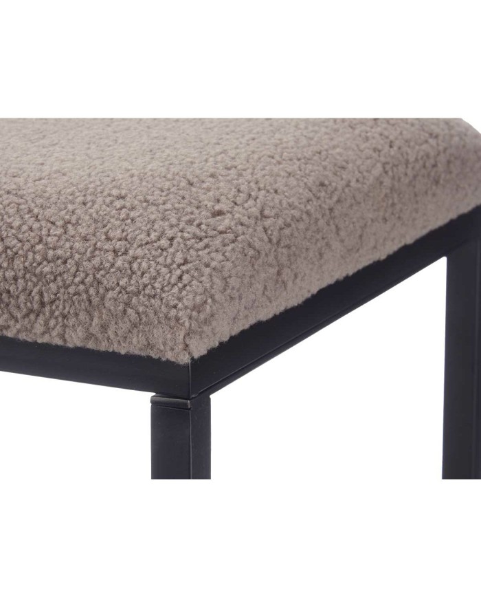 Panca Gift Decor TR23063-4 Marrone Metallo Stoffa 81 x 42 x 38 cm Panca Gift Decor TR23063-4 Marrone Metallo Stoffa 81 x 42 x 38 cm