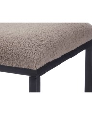 Panca Gift Decor TR23063-4 Marrone Metallo Stoffa 81 x 42 x 38 cm Panca Gift Decor TR23063-4 Marrone Metallo Stoffa 81 x 42 x 38 cm