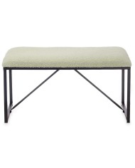 Panca Gift Decor TR23063-3 Verde Metallo Stoffa 81 x 42 x 38 cm