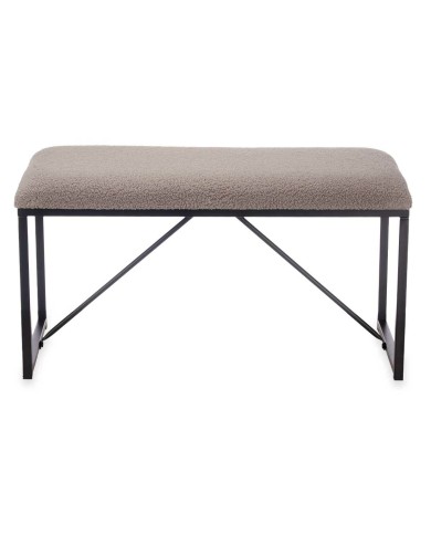 Panca Gift Decor TR23063-4 Marrone Metallo Stoffa 81 x 42 x 38 cm