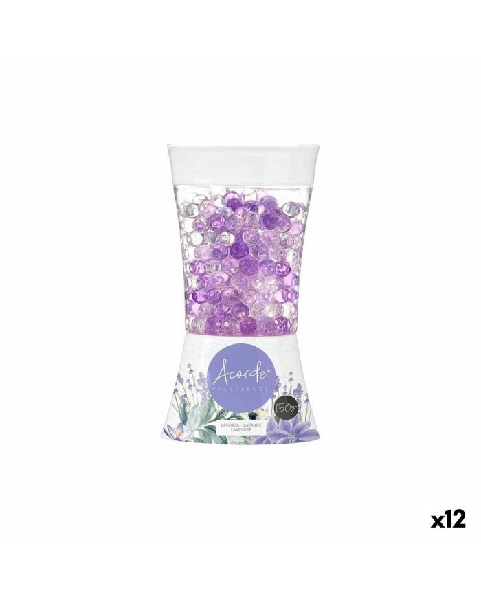 Deodorante per Ambienti Acorde C-612 Lavanda 150 g Gel (12 Unità)