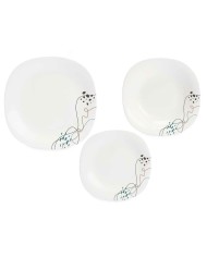 Set di Stoviglie Vivalto LFP-110/85/LFTP-90 1 Bianco Vetro opalino (2 Unità)