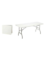 Tavolo da Pranzo Home ESPRIT Grigio Alluminio polistirene 160 x 90 x 77 cm