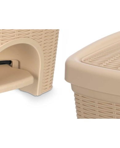 Cestino Stefanplast 30796 Beige Plastica 20 L (6 Unità)