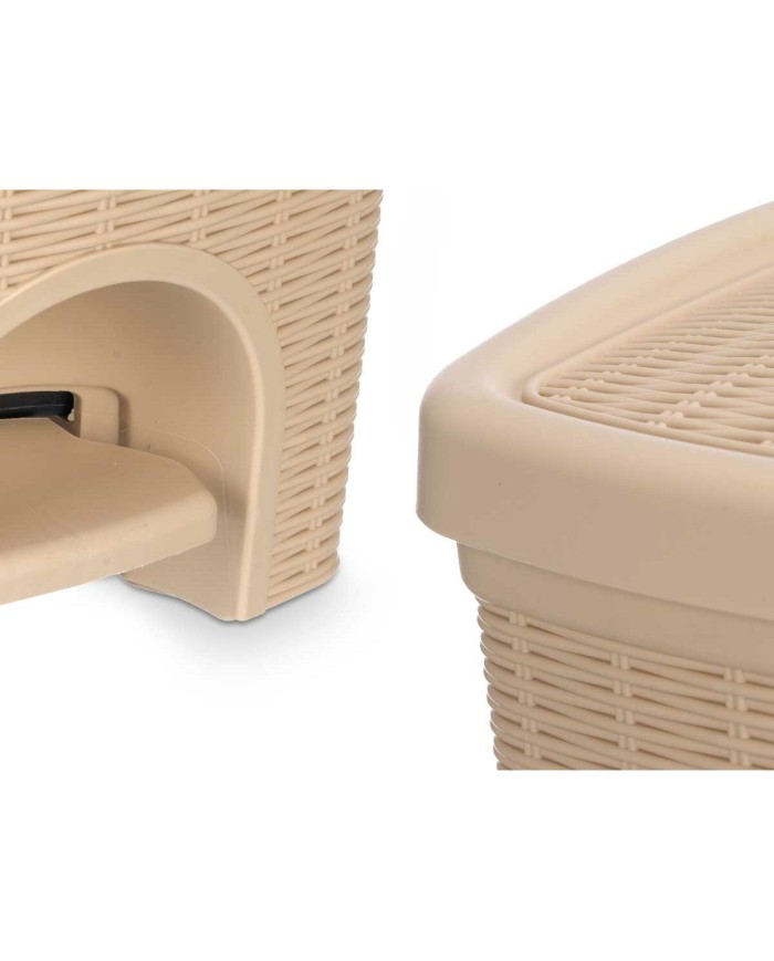 Cestino Stefanplast 30796 Beige Plastica 20 L (6 Unità) Cestino Stefanplast 30796 Beige Plastica 20 L (6 Unità)