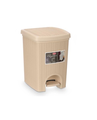 Cestino Stefanplast 30796 Beige Plastica 20 L (6 Unità)