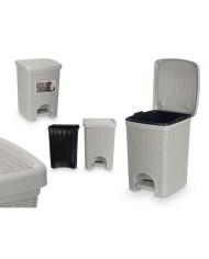 Cestino Stefanplast 30798 Grigio chiaro Plastica 20 L (6 Unità)