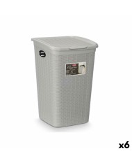 Secchio contenitore Stefanplast 30084 Crema Plastica 50 L 36 x 54,5 x 38 cm (6 Unità)