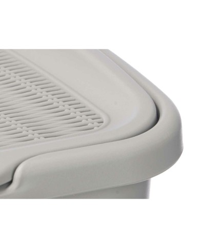 Secchio contenitore Stefanplast 30081 Grigio chiaro Plastica 50 L 36 x 54,5 x 38 cm (6 Unità)