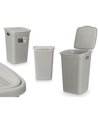 Secchio contenitore Stefanplast 30081 Grigio chiaro Plastica 50 L 36 x 54,5 x 38 cm (6 Unità) Secchio contenitore Stefanplast 30081 Grigio chiaro Plastica 50 L 36 x 54,5 x 38 cm (6 Unità)