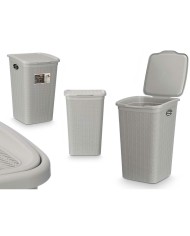 Secchio contenitore Stefanplast 30081 Grigio chiaro Plastica 50 L 36 x 54,5 x 38 cm (6 Unità)