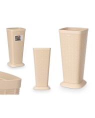 Portaombrelli Stefanplast Elegance Crema Plastica 25 x 57 x 25 cm Portaombrelli Stefanplast Elegance Crema Plastica 25 x 57 x 25 cm