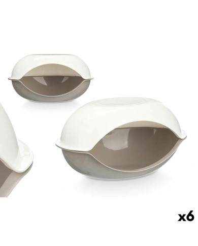 Letto per animali domestici Mascow ARDNT-10 Bianco Grigio Plastica 58 x 32 x 37 cm 6 Unità Letto per animali domestici Mascow ARDNT-10 Bianco Grigio Plastica 58 x 32 x 37 cm 6 Unità