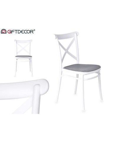 Sedia Ibergarden PC-175 Bianco Grigio 4 Unità Sedia Ibergarden PC-175 Bianco Grigio 4 Unità