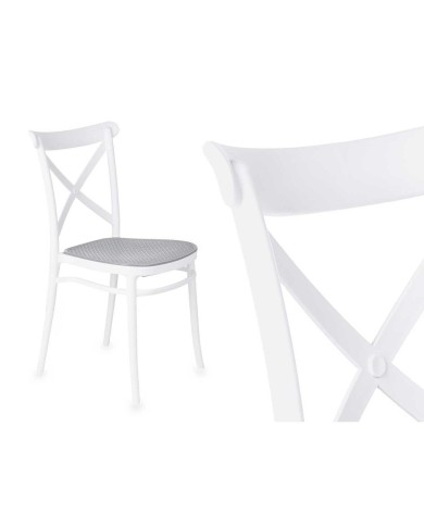 Sedia Ibergarden PC-175 Bianco Grigio 4 Unità Sedia Ibergarden PC-175 Bianco Grigio 4 Unità